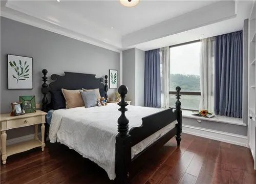 深色家具配什么颜色窗帘