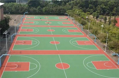篮球场地面一般做的什么材料