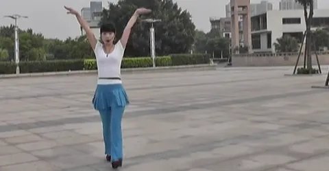 广场舞泉水叮咚响分解动作