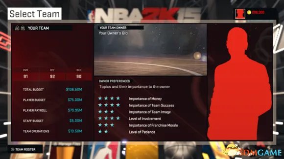 NBA 2K15 王朝模式图文详细介绍 什么是MyGM模式
