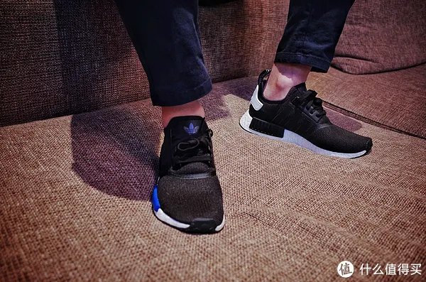 #首晒# Adidas 阿迪达斯 NMD Primeknit 东京城市蓝黑 限定跑鞋 开箱