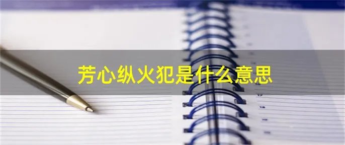 芳心纵火犯是什么意思