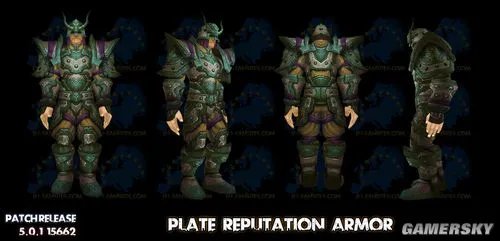 《魔兽世界：潘达利亚的迷雾(WOW：Mists of Pandaria)》5.0各职业T14套装曝光 比比谁更雷？