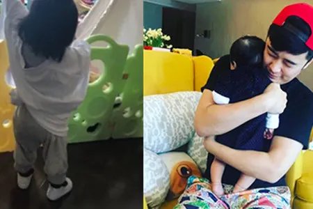 陈赫嫌弃女儿起早 以后上学早起才算本事