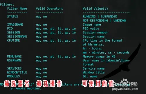 windows进程管理工具tasklist命令详解
