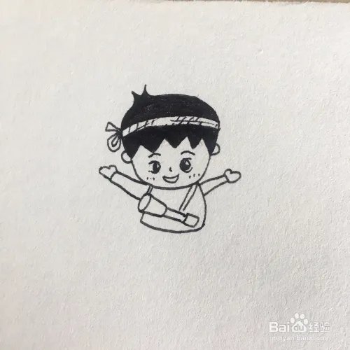 如何画国庆70周年海报简笔画？