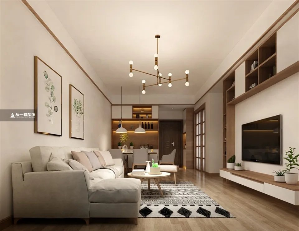 绿地国际博览城二期95平北欧风格，一不小心成了流行，快来看看吧