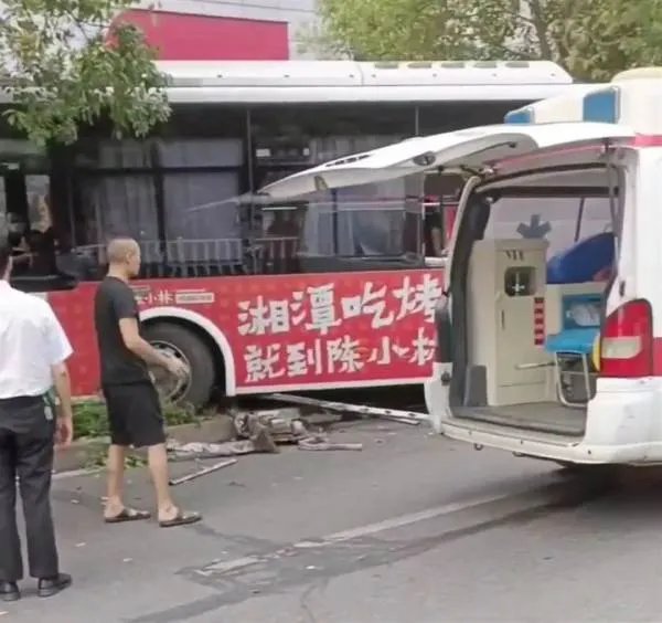 现场画面曝光！公交车冲入花坛司机身亡，是什么酿成了这起惨剧？