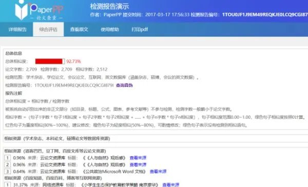 论文查重报告怎么看？