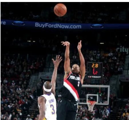 开拓者主场战胜湖人了吗？