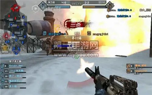 CF手游战场模式冰封要塞躲避打法攻略