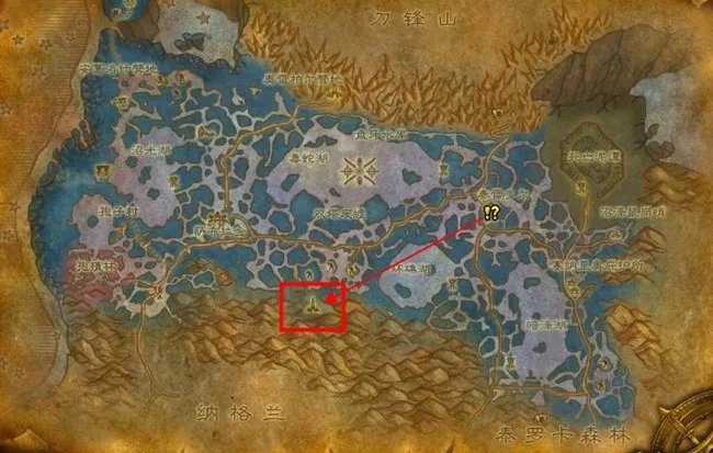 魔兽世界博哈姆废墟在哪里？