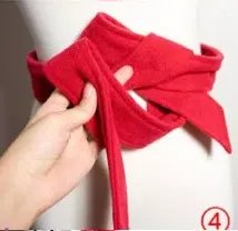 如何打大衣蝴蝶结图解