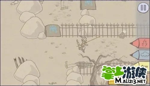 画个火柴人Draw a Stickman第七关攻略