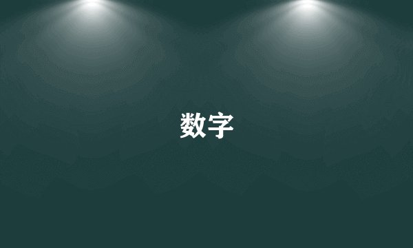 数字