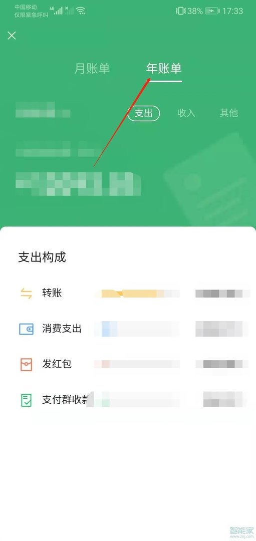 微信如何查年度总账单