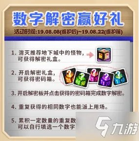 2019DNF数字解密得好礼活动玩法攻略