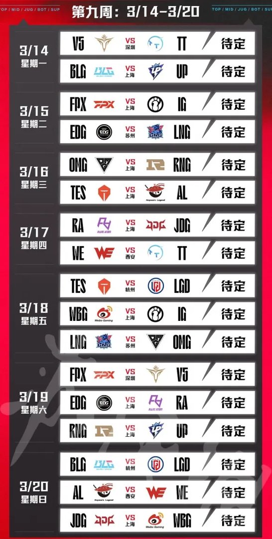 《英雄联盟》2022春季赛赛程是什么？2022春季赛赛程一览