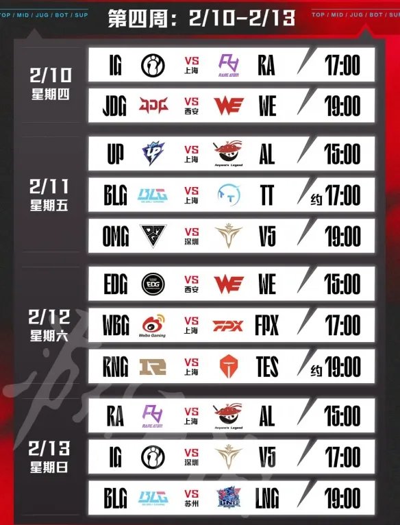 《英雄联盟》2022春季赛赛程是什么？2022春季赛赛程一览