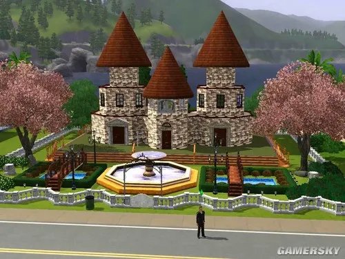 《模拟人生3》中世纪城堡（地下城版）