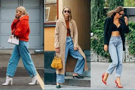 牛仔阔腿裤怎么搭配？