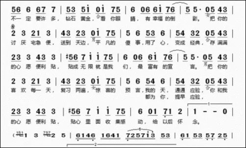 心愿便利贴简谱完整版