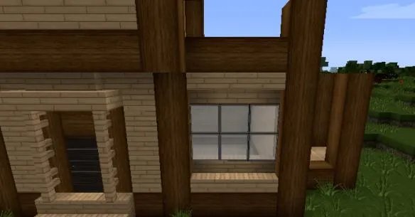 我的世界木质别墅教程 我的世界别墅设计图