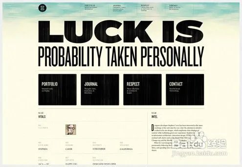 10个让人惊讶的网页设计创意