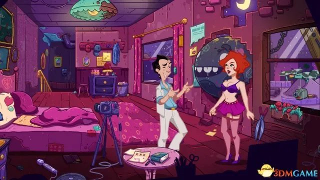 画风独特 18禁成人游戏《花花公子拉瑞》新作截图