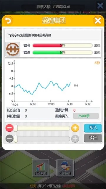 《猎场》手游股票大楼列表 盛煌集团股价