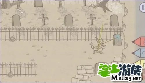 画个火柴人Draw a Stickman第七关攻略