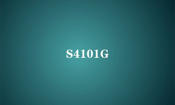 S4101G