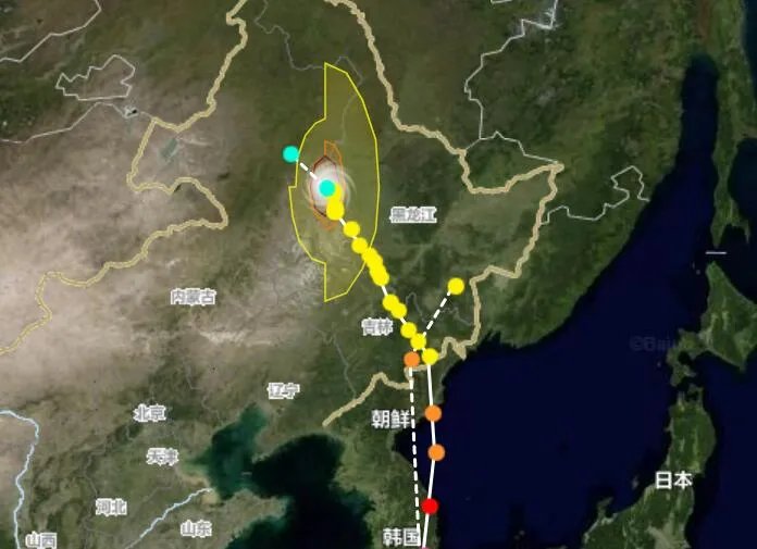 9号台风最新位置路径图今天 台风美莎克最新走向实时路径图