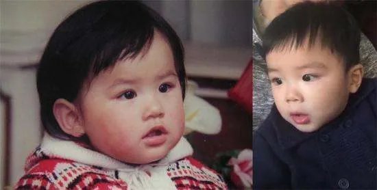 黄圣依童年照曝光和两个儿子像吗？
