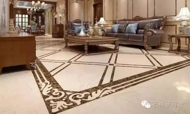 一栋别墅大理石精装修效果图