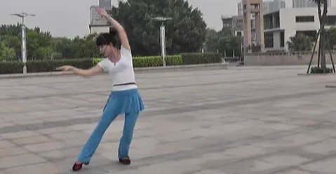 广场舞泉水叮咚响分解动作
