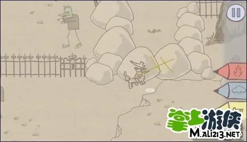 画个火柴人Draw a Stickman第七关攻略