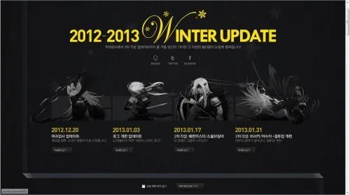 二次觉醒 韩服DNF2013年版本更新内容界面