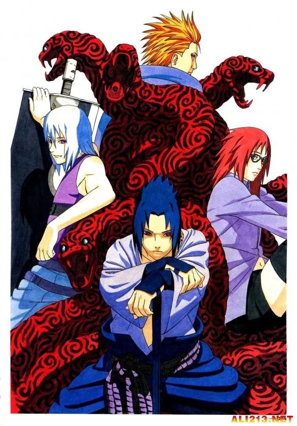 鸣人睡在纲手裆部！《火影忍者》曝光岸本新插画图集