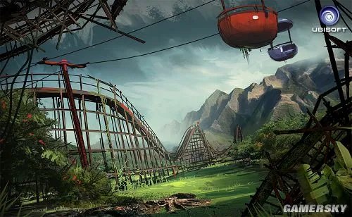 摩天轮和过山车？ 《孤岛惊魂3》早期原画曝光