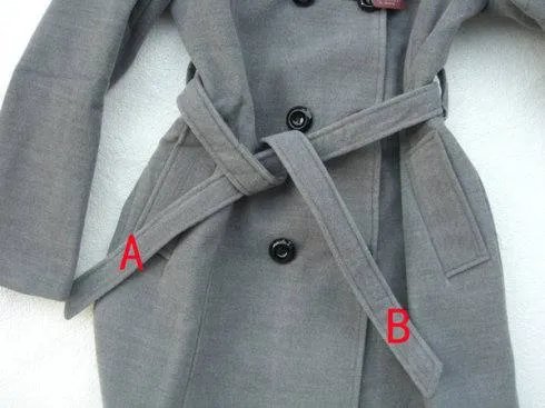 如何打大衣蝴蝶结图解