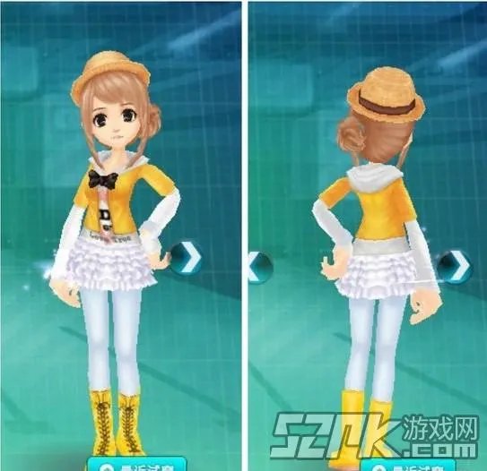 QQ飞车女生服装搭配 QQ飞车冬季女生服装