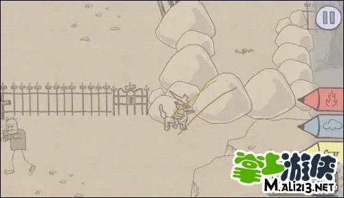 画个火柴人Draw a Stickman第七关攻略