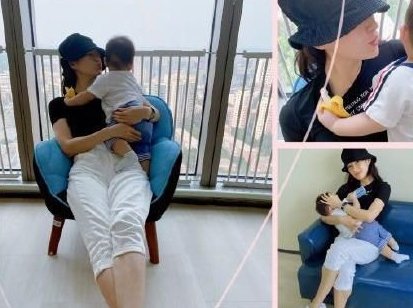 章子怡汪峰晒一家五口温馨合照，儿子正面照曝光，小宝长得更像谁？