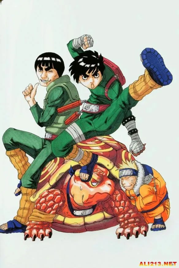 鸣人睡在纲手裆部！《火影忍者》曝光岸本新插画图集