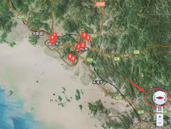 百度地图怎么旋转啊