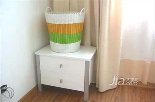 90平爱的温馨家 橙黄绿的组合