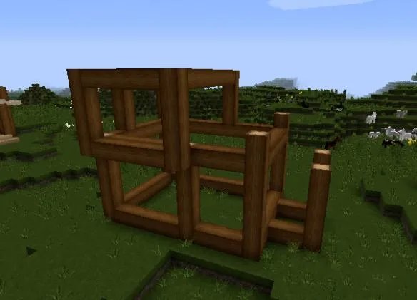 我的世界木质别墅教程 我的世界别墅设计图