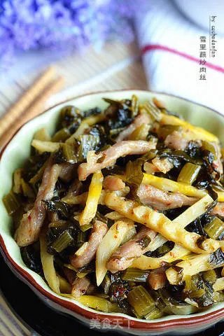 雪里蕻炒肉丝