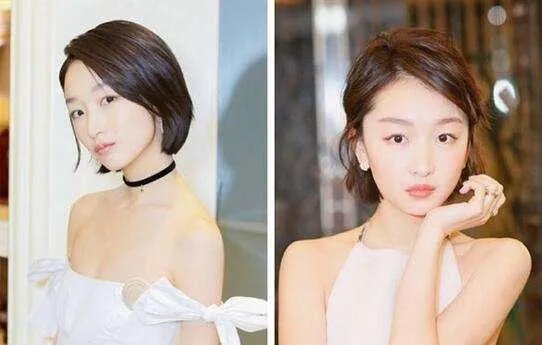 赵丽颖头发越来越短,短发适合怎样的脸型?